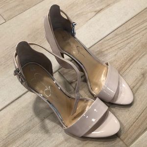 Jessica Simpson pink heels